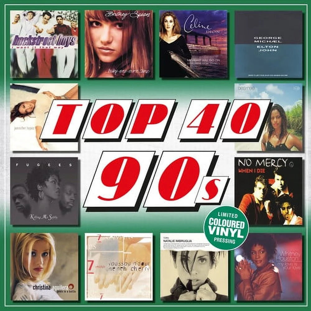 Various Artists - Top 40 Hits of the 90s on 140-Gram Colored Vinyl - Music & Performance