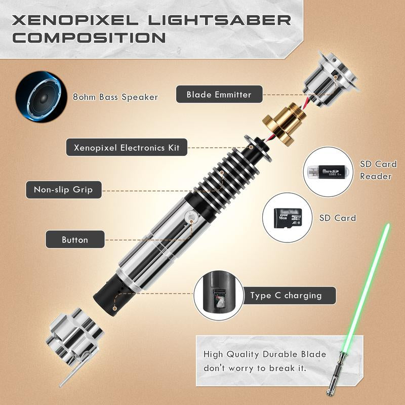 Luke Skywalker Lightsaber 16 Colors Changing Xenopixel3.0