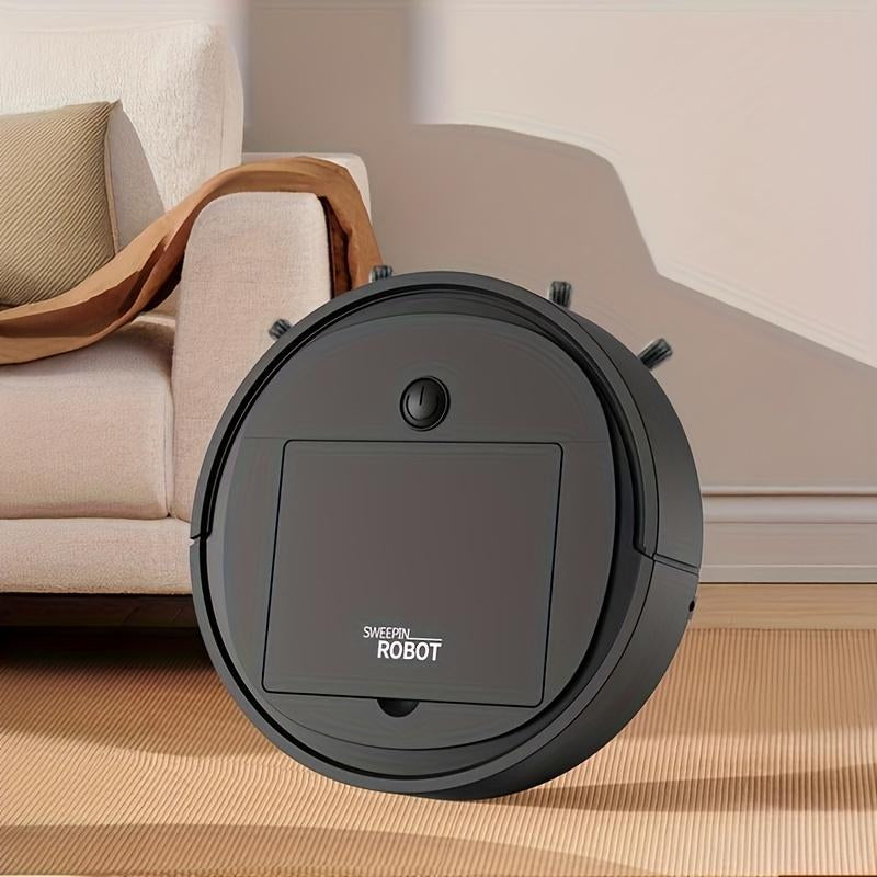 Smart Robot Vacuum Cleaner 3 in 1 Sweep Mop Vacuum Mini Ultra Thin Quiet for Hardwood Marble Tile Perfect Home Gift