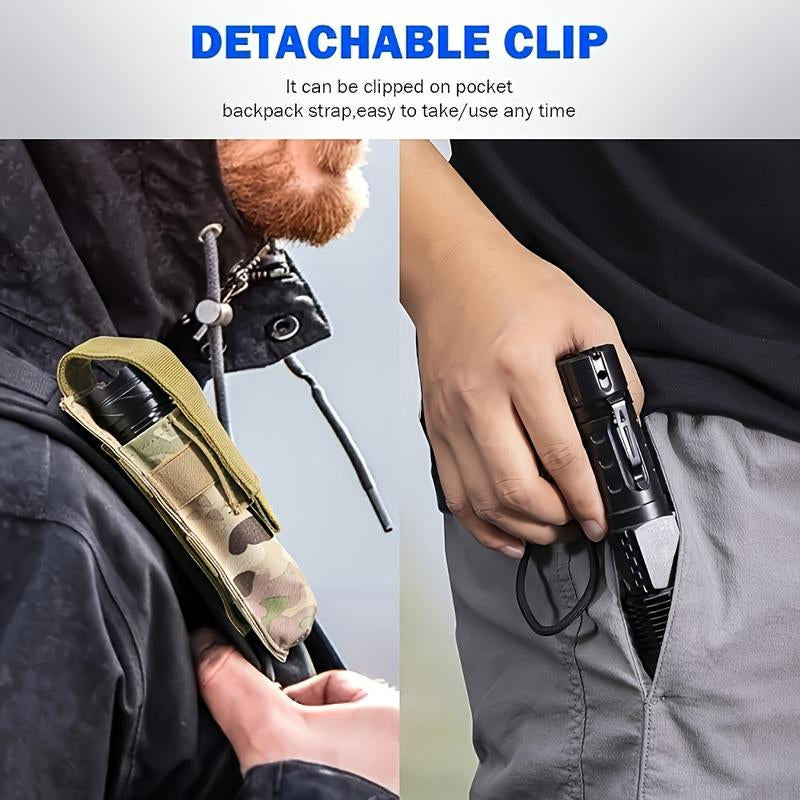 BUY 1 GET 1 FREE 2X Super Bright Zoomable Flashlights 6 Modes COB Side Light Perfect for Camping Emergencies Bright Flashlight Outdoor Strong Usb C Rechargeable