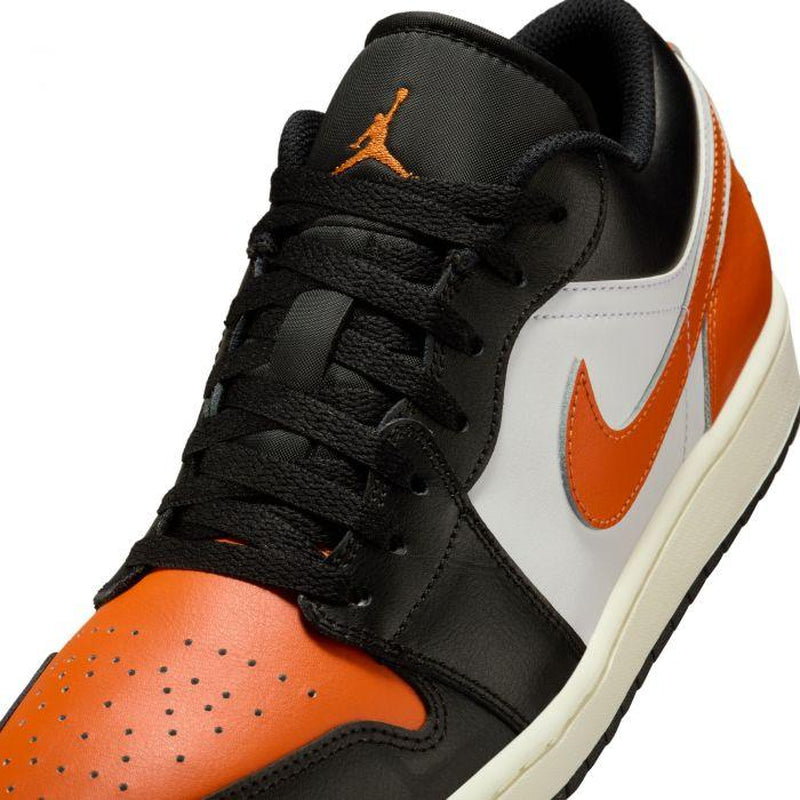 Nike Air Jordan 1 Low Shattered Backboard Orange 553558-081 Men'S Shoes Athletic Sneaker NEW