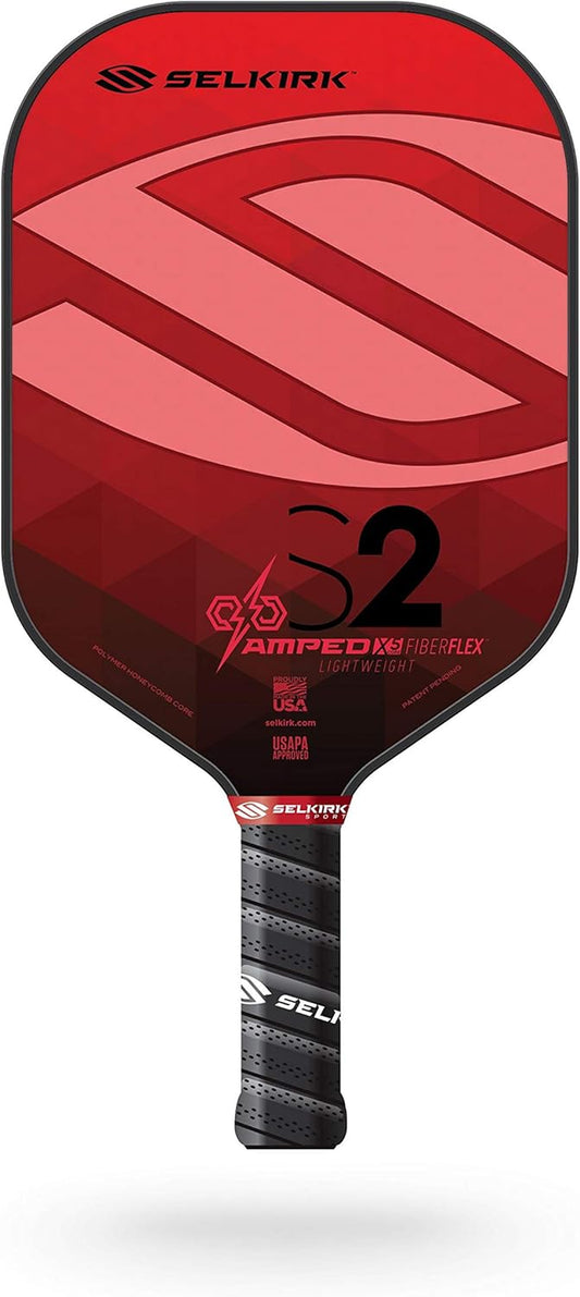 Selkirk Sport Amped Pickleball Paddle | Assembled in the USA | Amped Control or Amped Pro Fiberglass Pickleball Paddle | Unrivaled Precision & Control