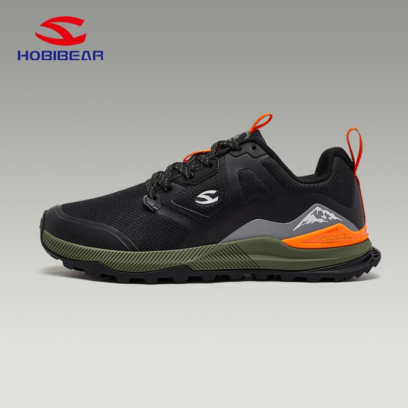 HOBIBEAR Men'S Trail Running Shoes | Wide Toe | Trekking | Non-Slip Hiking Sneakers