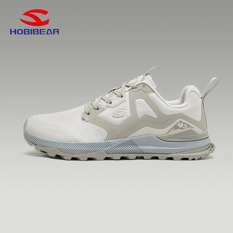 HOBIBEAR Men'S Trail Running Shoes | Wide Toe | Trekking | Non-Slip Hiking Sneakers
