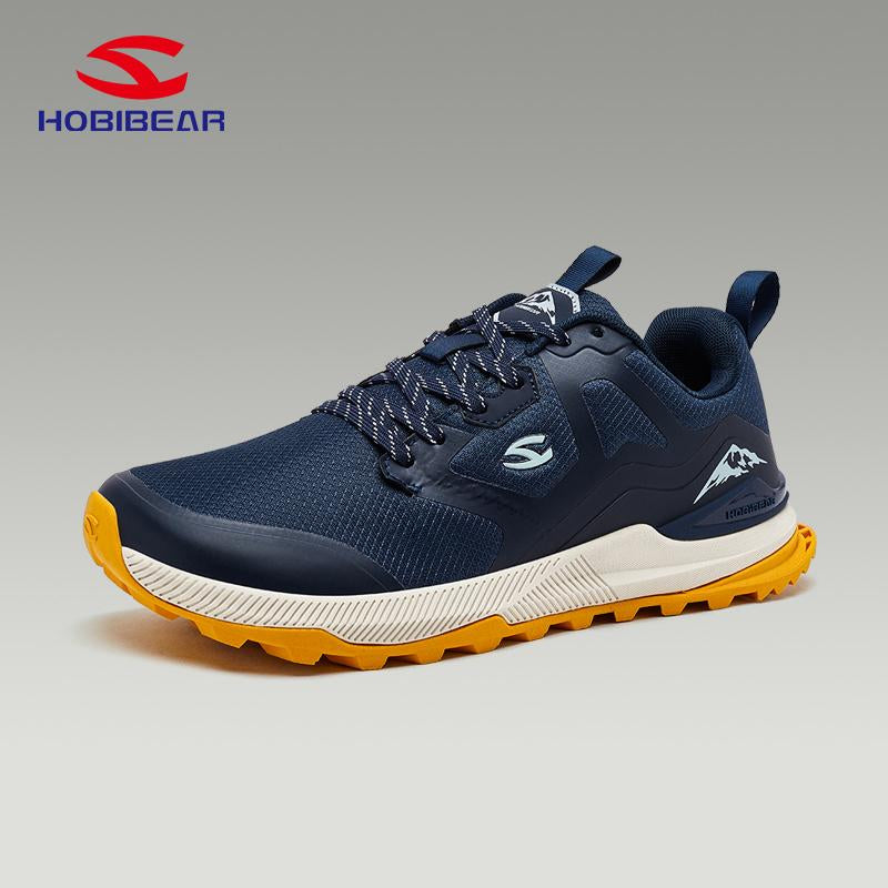 HOBIBEAR Men'S Trail Running Shoes | Wide Toe | Trekking | Non-Slip Hiking Sneakers