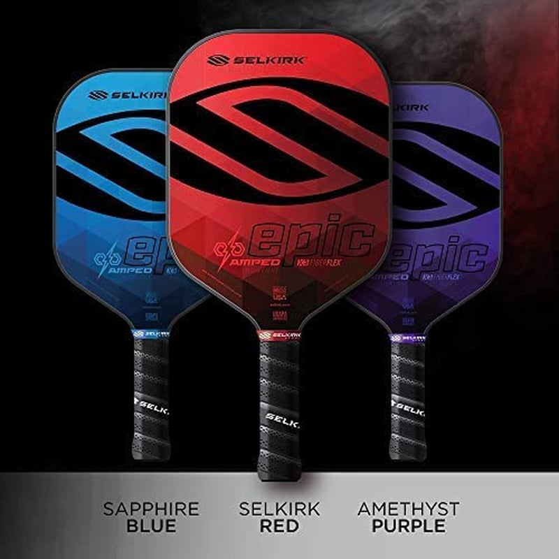 Selkirk Sport Amped Pickleball Paddle | Assembled in the USA | Amped Control or Amped Pro Fiberglass Pickleball Paddle | Unrivaled Precision & Control