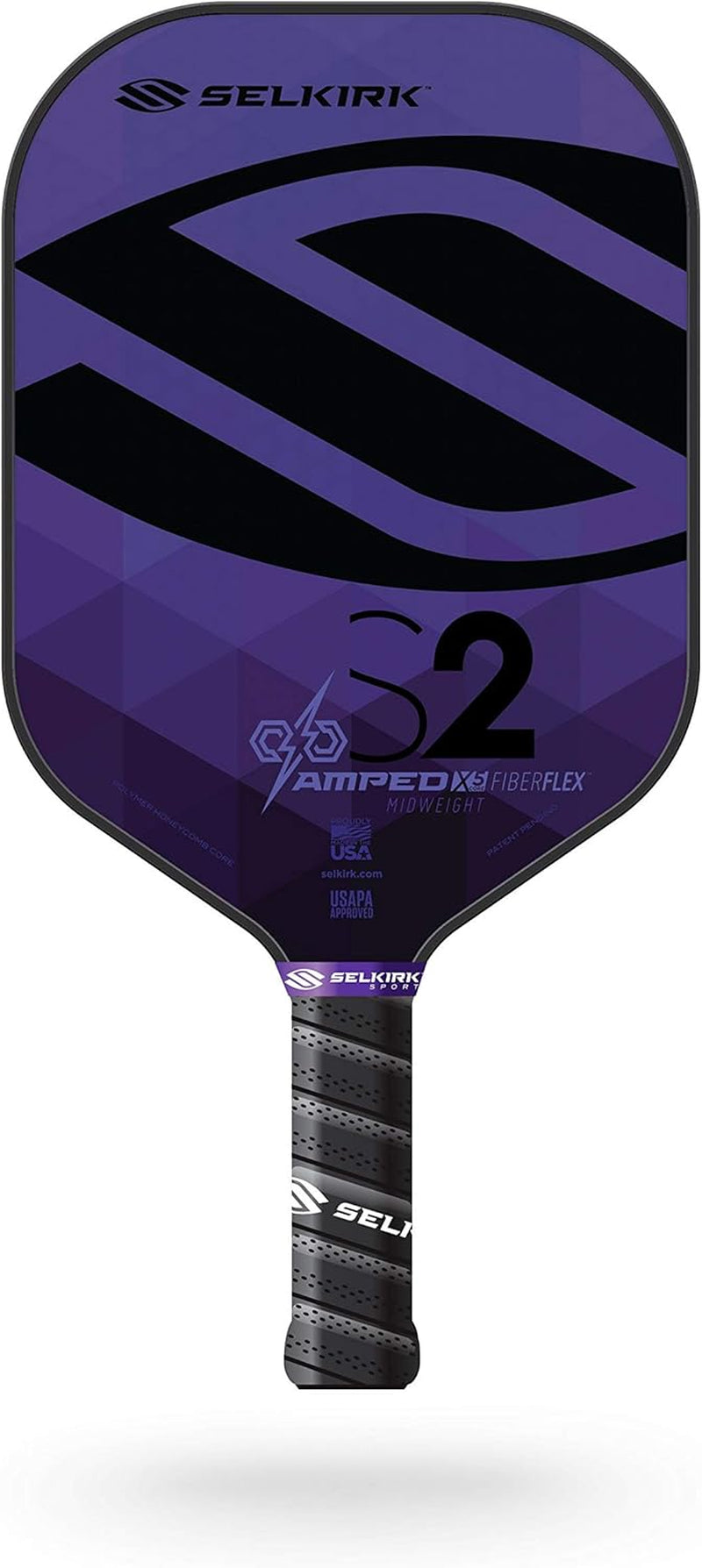 Selkirk Sport Amped Pickleball Paddle | Assembled in the USA | Amped Control or Amped Pro Fiberglass Pickleball Paddle | Unrivaled Precision & Control