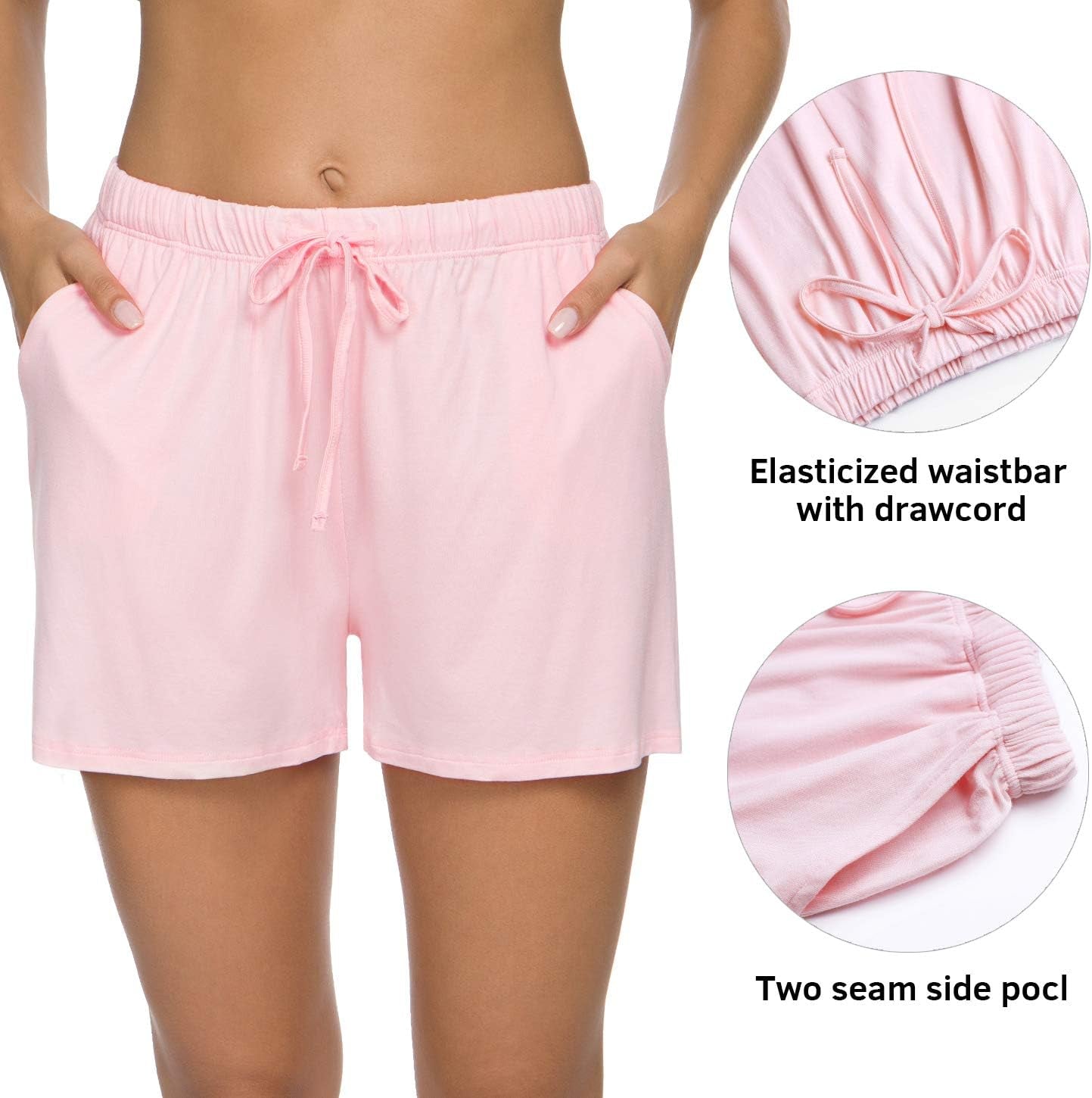 Pajama Shorts Womens Lounge Short Sleep Shorts Pajama Bottoms