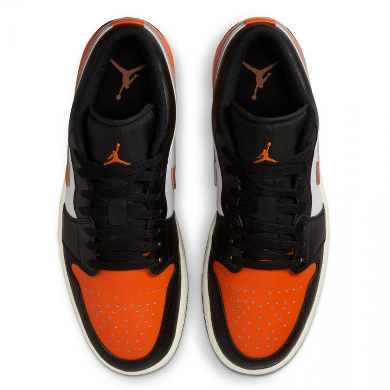 Nike Air Jordan 1 Low Shattered Backboard Orange 553558-081 Men'S Shoes Athletic Sneaker NEW