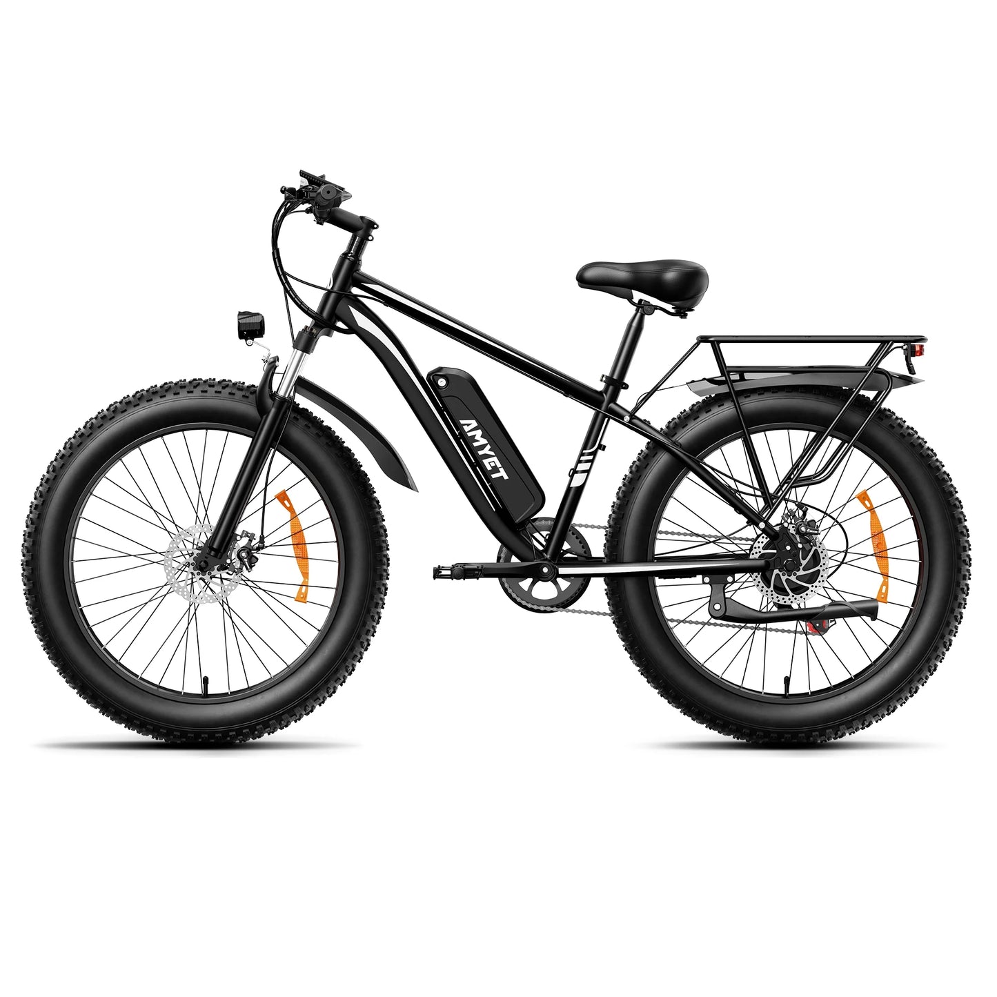 EB26 Electric Bike for Adults, 26*4.0 Fat Tire E-Mountain Bicycle,Peak 1500W Motor 48V 15Ah 7-Speed Ebike UL2849